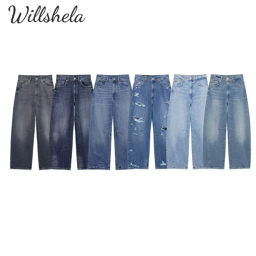 Willshela Women Fashion Y2K Jeans Denim Pant Female Chic Lady Casual Long Ripped Trousers
Willshela Women Fashion Y2K Jeans Denim Pant Female Chic Lady Casual Long Ripped Trousers