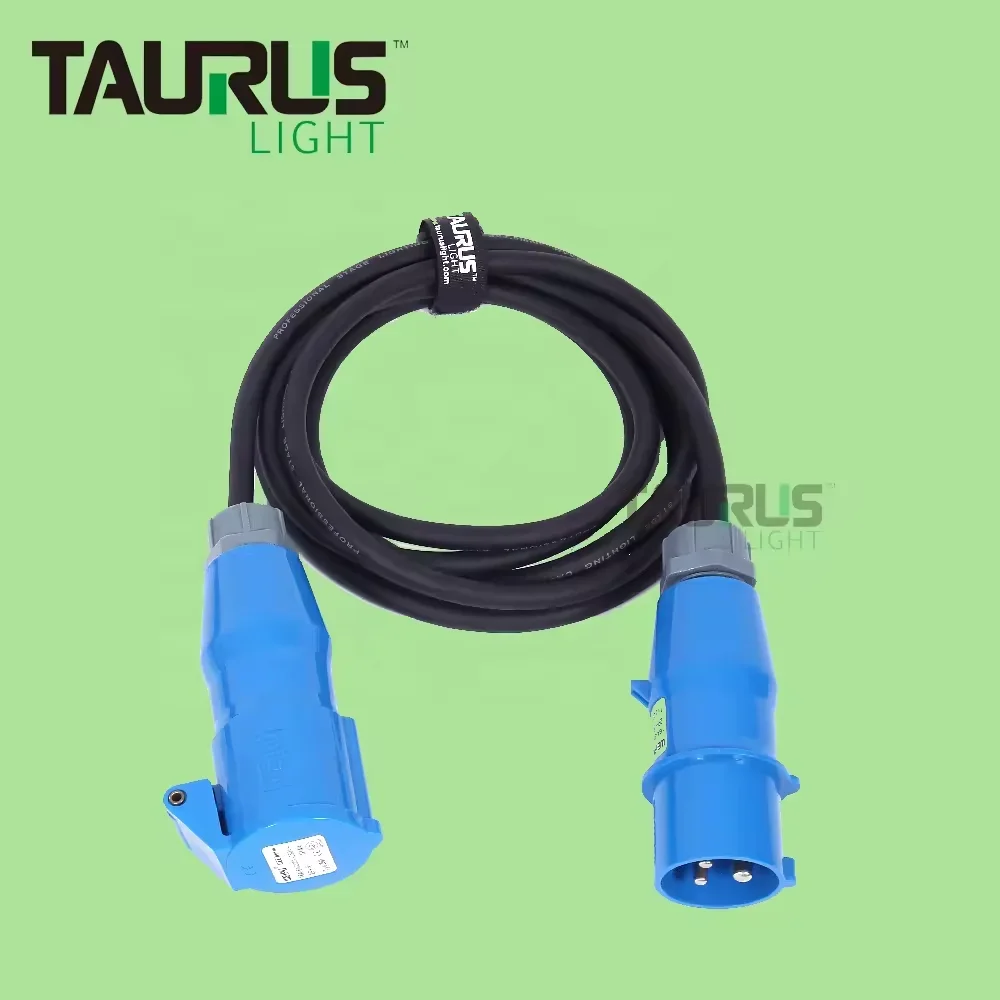 Power Cables For Stage Light Equipment CEE 16A 3pin 3*2.5mm Power Cable CEE plug in/out
Power Cables For Stage Light Equipment CEE 16A 3pin 3*2.5mm Power Cable CEE plug in/out
