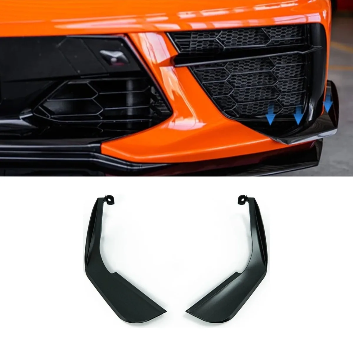 Car Front Bumper Spoiler Side Splitter Wind Knife Body Kit For Chevrolet Corvette C8 2020-2024 Modification Part
Car Front Bumper Spoiler Side Splitter Wind Knife Body Kit For Chevrolet Corvette C8 2020-2024 Modification Part