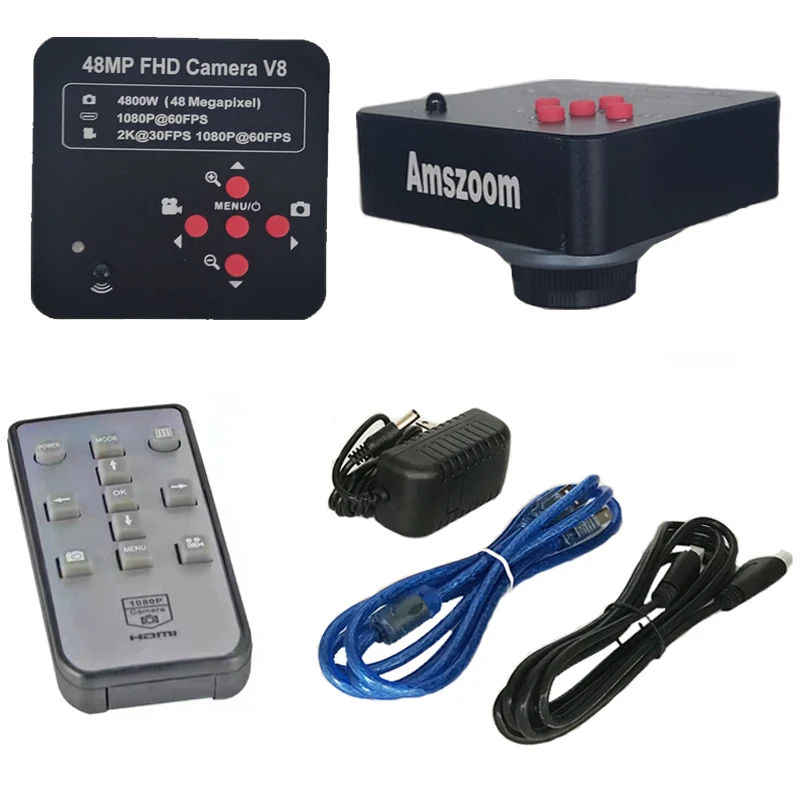 48MP 1080P 60FPS 2K Full HDMI-Compatible USB Soldering Industrial Digital Microscope Video Camera PCB Mobile Phone Repair Kit
48MP 1080P 60FPS 2K Full HDMI-Compatible USB Soldering Industrial Digital Microscope Video Camera PCB Mobile Phone Repair Kit