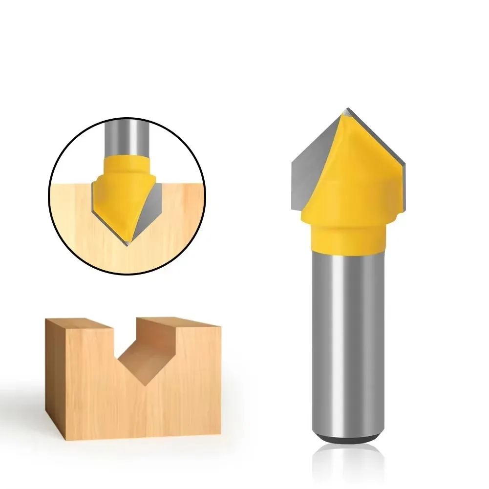 1 шт., 8 мм, фреза с хвостовиком, резьба по дереву, 90 градусов, шаблон с V-образной канавкой, V-образная канавка, фреза для очистки, заподлицо, угол 
1 шт., 8 мм, фреза с хвостовиком, резьба по дереву, 90 градусов, шаблон с V-образной канавкой, V-образная канавка, фреза для очистки, заподлицо, угол