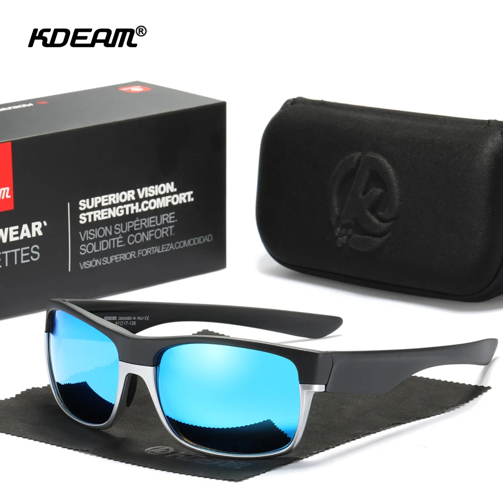 KDEAM Men's TR90 Sunglasses Sports Outdoor Activities Mirror TAC Polarized Sun Glasses For Fishing Driving Running
KDEAM Men's TR90 Sunglasses Sports Outdoor Activities Mirror TAC Polarized Sun Glasses For Fishing Driving Running
