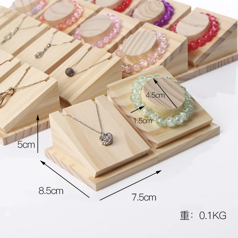 Wood Bracelet Rack Jewelry Storage Handstring Holder Counter Display Bracelet Pendant Support Necklace Display Organizer
Wood Bracelet Rack Jewelry Storage Handstring Holder Counter Display Bracelet Pendant Support Necklace Display Organizer