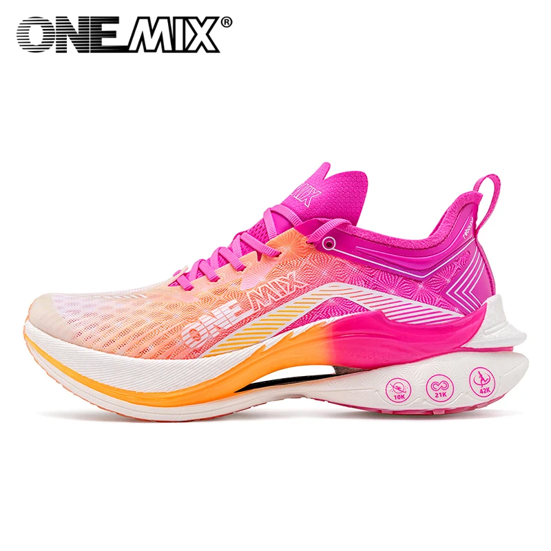 ONEMIX Women Carbon Plate Running Shoes Cushion Breathable Wear Resistant Elastic Support Marathon Trail Racing Outdoor Training
ONEMIX Women Carbon Plate Running Shoes Cushion Breathable Wear Resistant Elastic Support Marathon Trail Racing Outdoor Training