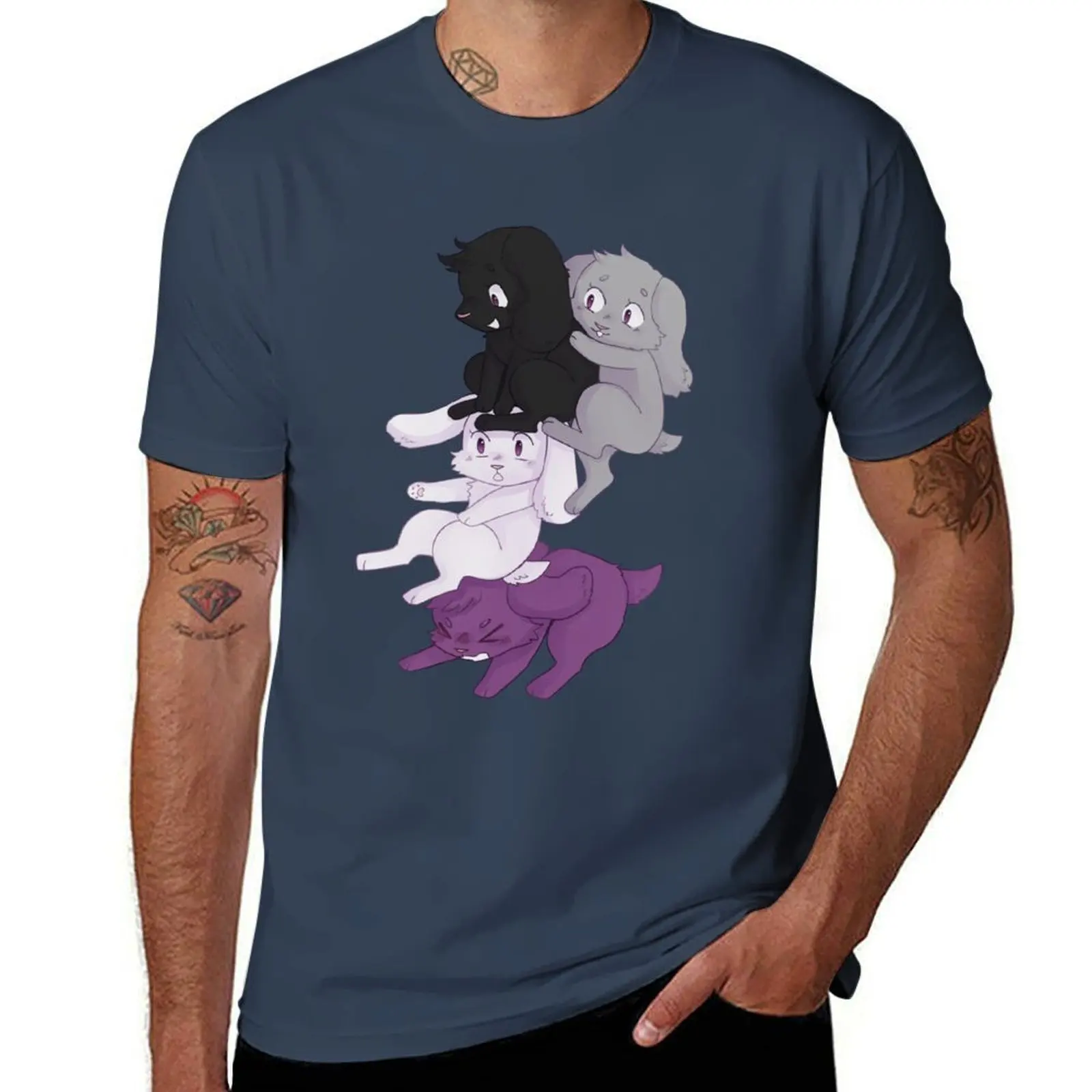 bunnies, bunnies pride incognito Asexual cute flag T-Shirt Big and Tall Loose Fit T-Shirt
bunnies, bunnies pride incognito Asexual cute flag T-Shirt Big and Tall Loose Fit T-Shirt