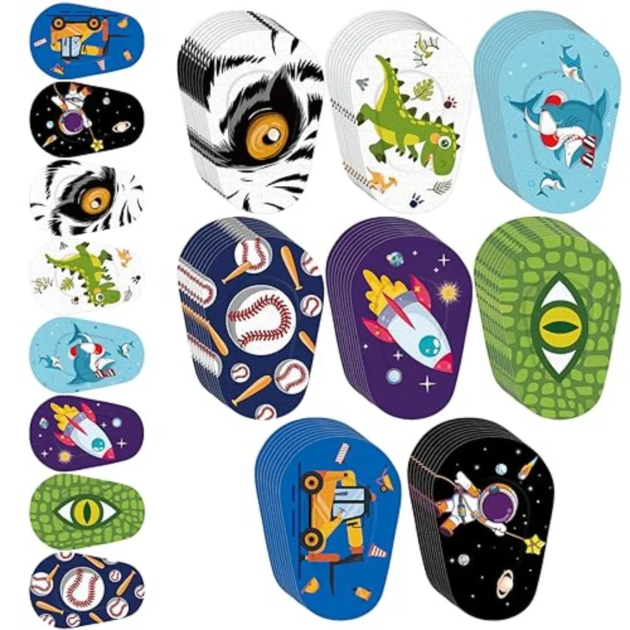 48 Pcs Latex Free Adhesive Eye Patches for Latex Free Disposable Cute Adhesive Bandages for Amblyopia Light Blocking Lazy Eye T
48 Pcs Latex Free Adhesive Eye Patches for Latex Free Disposable Cute Adhesive Bandages for Amblyopia Light Blocking Lazy Eye T