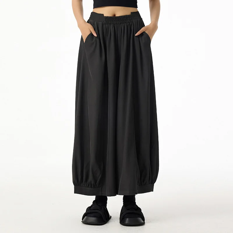 2026 Summer Dark Style Wide Leg Pant Women Niche Design Casual Pants XY121
2026 Summer Dark Style Wide Leg Pant Women Niche Design Casual Pants XY121