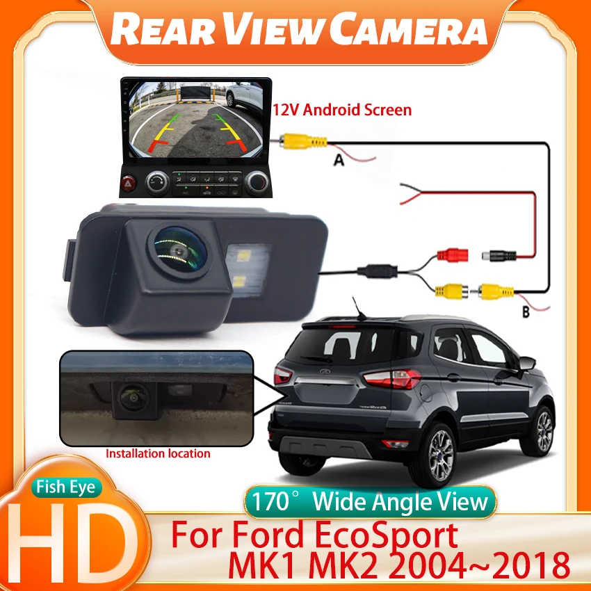 HD Reverse Rear View Camera For Ford EcoSport MK1 MK2 2004~2018 CCD Full HD Night Vision Car Reverse Parking Camera high quality
HD Reverse Rear View Camera For Ford EcoSport MK1 MK2 2004~2018 CCD Full HD Night Vision Car Reverse Parking Camera high quality