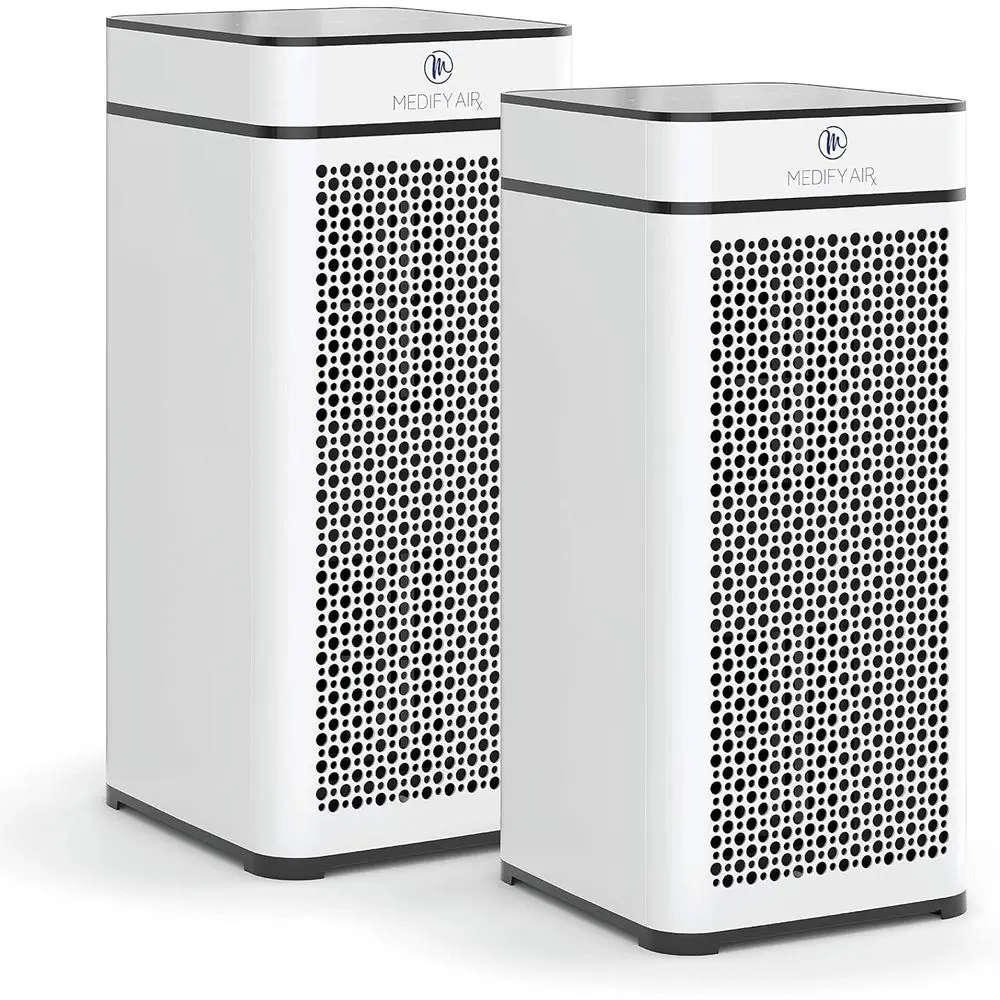 2-Pack True HEPA H13 Air Purifiers, 99.9% Particle Removal, 1,793 sq ft Coverage, Quiet Operation
2-Pack True HEPA H13 Air Purifiers, 99.9% Particle Removal, 1,793 sq ft Coverage, Quiet Operation