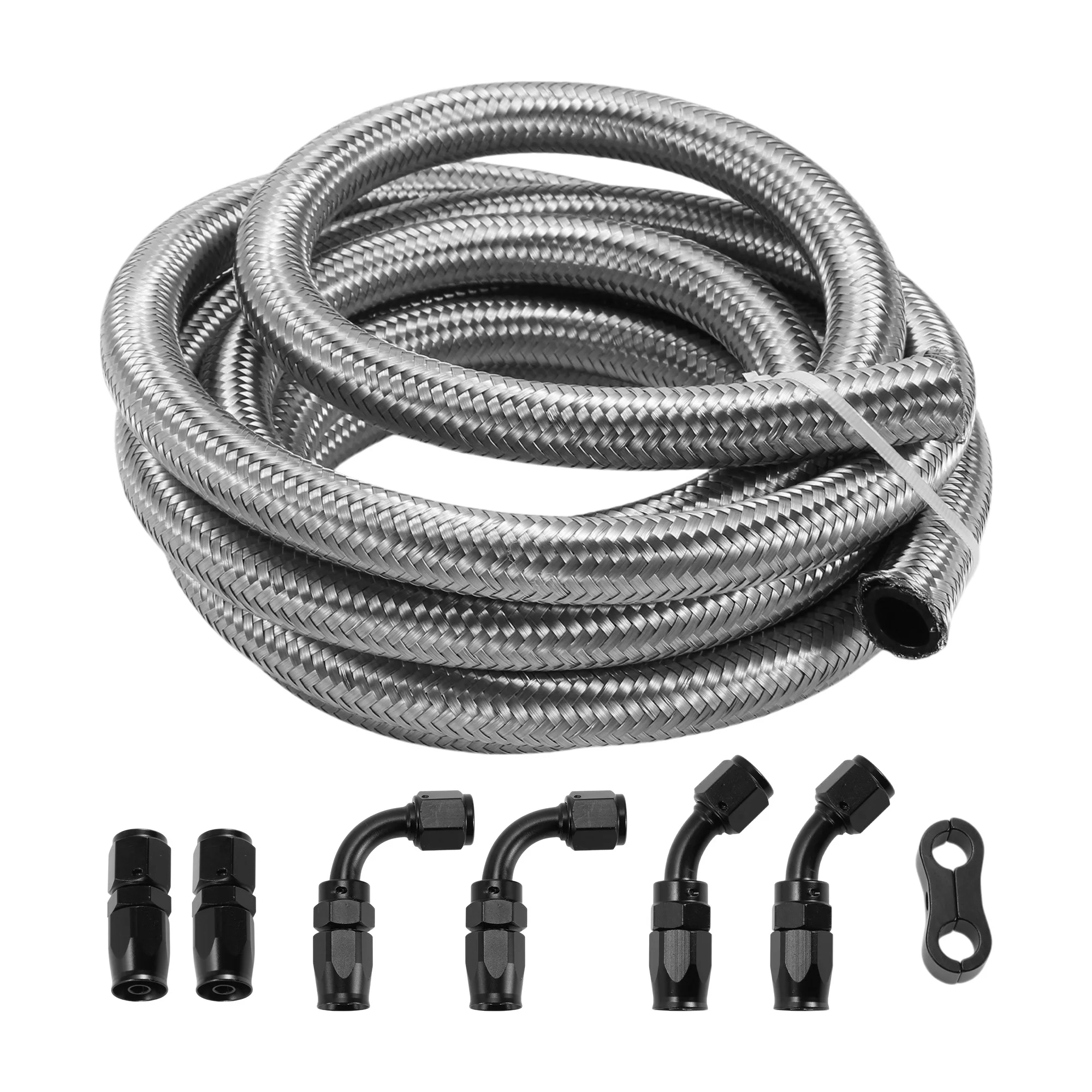 UXCELL AN-8 Fuel Line Kit 10ft Hose Automotive Fuel Hose with Adapters 11.12mm(ID)
UXCELL AN-8 Fuel Line Kit 10ft Hose Automotive Fuel Hose with Adapters 11.12mm(ID)