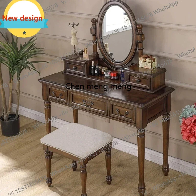 c139 Premium Nordic Vanity Table Classic Vintage Drawers Storage Vanity Table With Mirror Organizer Coiffeuse De Chambre Furnitu
c139 Premium Nordic Vanity Table Classic Vintage Drawers Storage Vanity Table With Mirror Organizer Coiffeuse De Chambre Furnitu