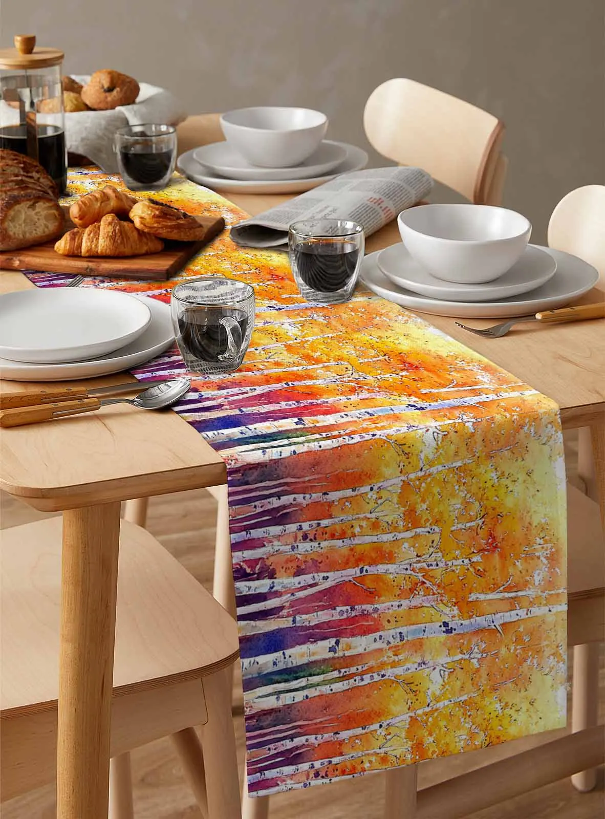 Autumn Leaves Tree Painting Table Runner Kitchen Decor Tablecloth Placemat Hotel Home Wedding Decor Table Runners
Autumn Leaves Tree Painting Table Runner Kitchen Decor Tablecloth Placemat Hotel Home Wedding Decor Table Runners