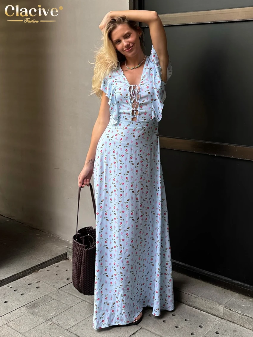 Clacive Summer Loose Print Women's Dress 2026 Sexy V-Neck Sleeveless Ankle Length Dresses Elegant Classic Bandage Female Dress
Clacive Summer Loose Print Women's Dress 2026 Sexy V-Neck Sleeveless Ankle Length Dresses Elegant Classic Bandage Female Dress