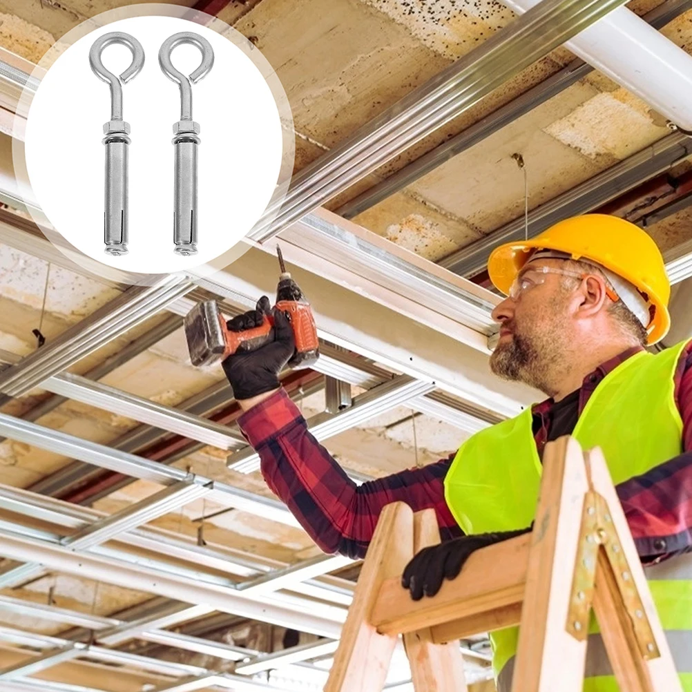 2Pcs Concrete Wall Hooks Stainless Steel Expansion Screw Bolts Corrosion Resistant Secure Fastening Expansion Screw Bolts
2Pcs Concrete Wall Hooks Stainless Steel Expansion Screw Bolts Corrosion Resistant Secure Fastening Expansion Screw Bolts