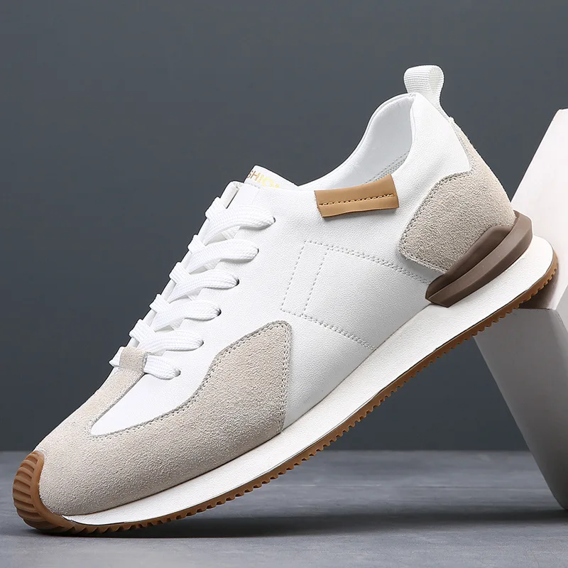 New Shoes for Men Genuine Leather Casual Sport Shoes Spring Autumn Comfortable Street Cool Cow Leather Sneakers
New Shoes for Men Genuine Leather Casual Sport Shoes Spring Autumn Comfortable Street Cool Cow Leather Sneakers