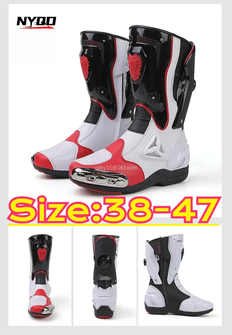 Professional Motorcycle Riding Boots Road Racing Track Protective Motocross Boots Anti-Collision Power Sports Riding Shoes
Professional Motorcycle Riding Boots Road Racing Track Protective Motocross Boots Anti-Collision Power Sports Riding Shoes
