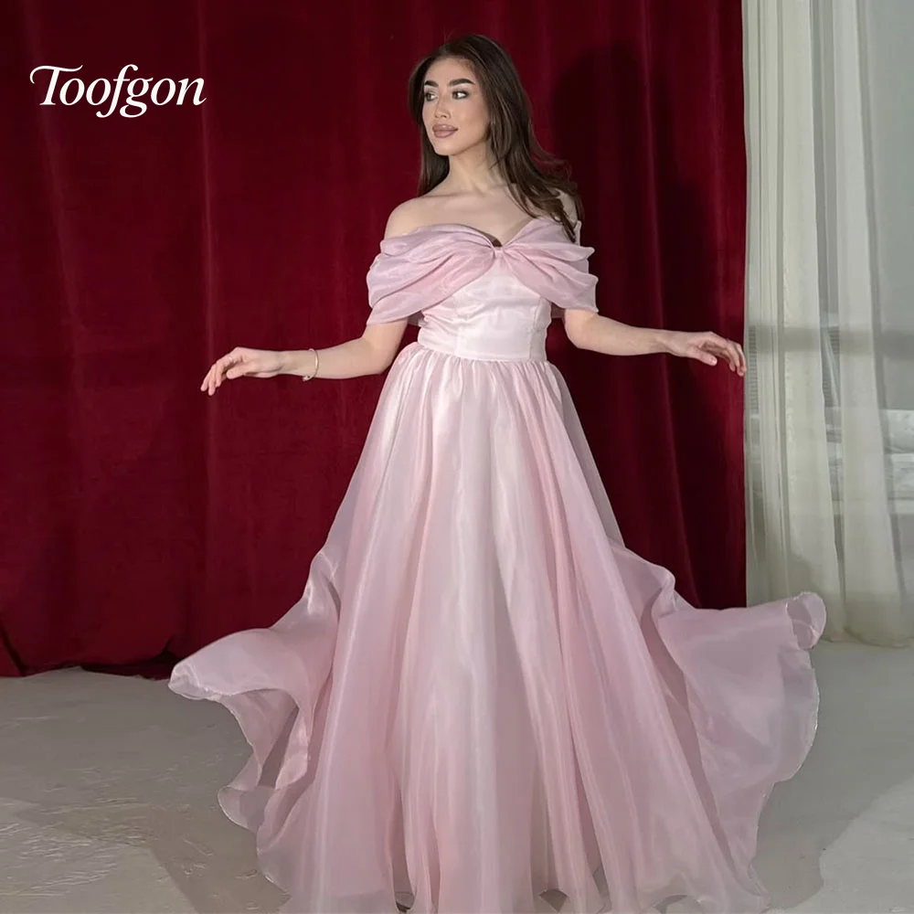 Toofgon Pink A Line Long Prom Dresses Customized Off Shoulder Organza Formal Occasion Special Dress Women Evening Party Gown
Toofgon Pink A Line Long Prom Dresses Customized Off Shoulder Organza Formal Occasion Special Dress Women Evening Party Gown