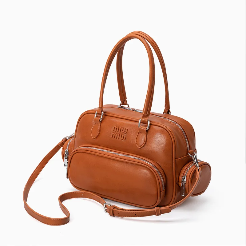 Leather women's bags, new large-capacity retro bowling handbags, high-end underarm one-shoulder handbags, bags for women
Leather women's bags, new large-capacity retro bowling handbags, high-end underarm one-shoulder handbags, bags for women