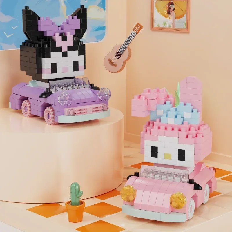 Sanrio Disney Building Block Cinnamoroll Kuromi Go-kart Series My Melody Small Particle Model Ornaments Children's Toys
Sanrio Disney Building Block Cinnamoroll Kuromi Go-kart Series My Melody Small Particle Model Ornaments Children's Toys