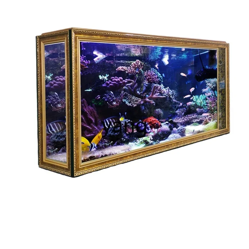 LTT living room small household large light luxury bottom filter ultra-white glass aquarium
LTT living room small household large light luxury bottom filter ultra-white glass aquarium