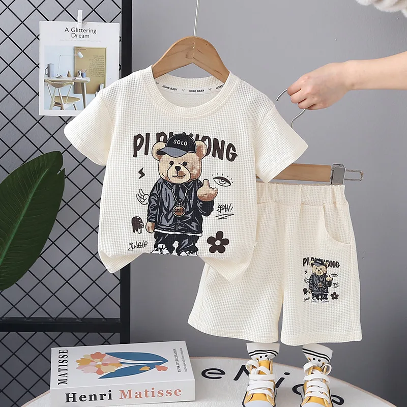 Kids Baby Boy 2 Piece Set 2024 Summer Casual Cartoon Printed O-neck Short Sleeve T-shirts and Shorts Infant Boys Clothes Outfits
Kids Baby Boy 2 Piece Set 2024 Summer Casual Cartoon Printed O-neck Short Sleeve T-shirts and Shorts Infant Boys Clothes Outfits