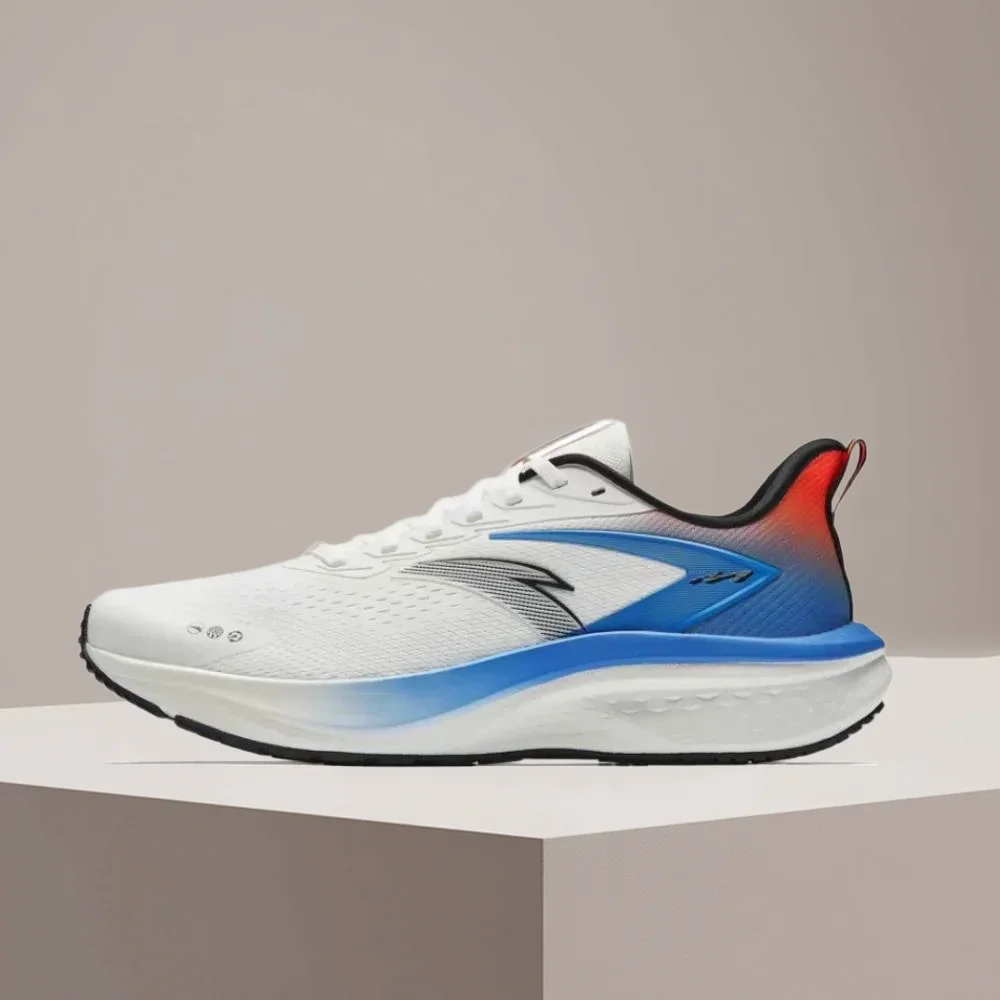 Anta Mach 5SE Men's Running Shoes – Comfortable, Non-Slip, Durable, Breathable & Stylish, White/Blue/Black 112515582-2
Anta Mach 5SE Men's Running Shoes – Comfortable, Non-Slip, Durable, Breathable & Stylish, White/Blue/Black 112515582-2