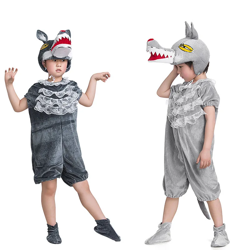 Children's Rabbit Wolf Lion Reindeer Elephant Performance Costume Boys and Girls Halloween Cosplay Christmas Reindeer Jumpsuit
Children's Rabbit Wolf Lion Reindeer Elephant Performance Costume Boys and Girls Halloween Cosplay Christmas Reindeer Jumpsuit