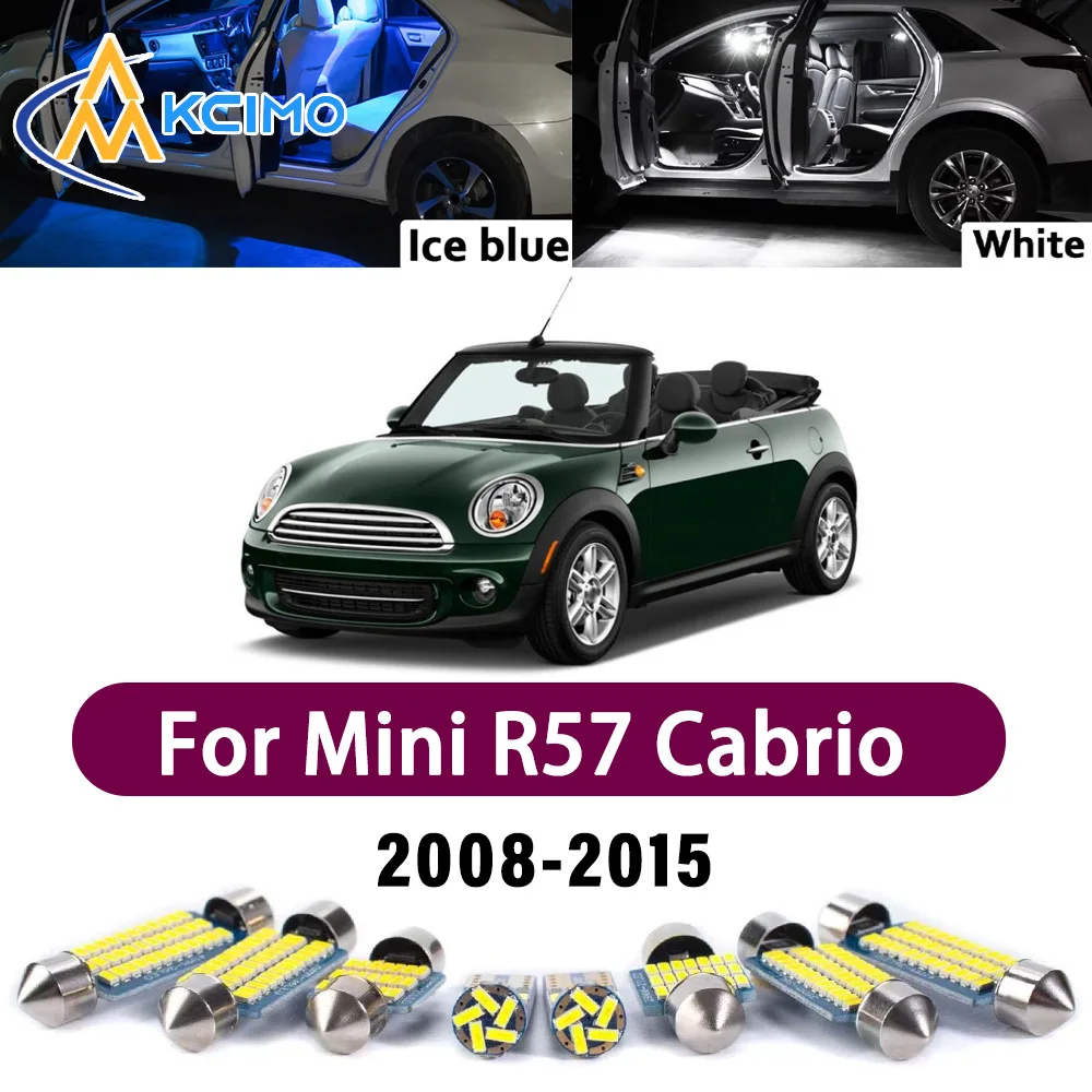 High Lumen CANBUS Error Free LED Interior Light Kit For Mini R57 Cabrio Convertible 2008- 2015 Trunk Reading Dome Lamp Bulbs Set
High Lumen CANBUS Error Free LED Interior Light Kit For Mini R57 Cabrio Convertible 2008- 2015 Trunk Reading Dome Lamp Bulbs Set
