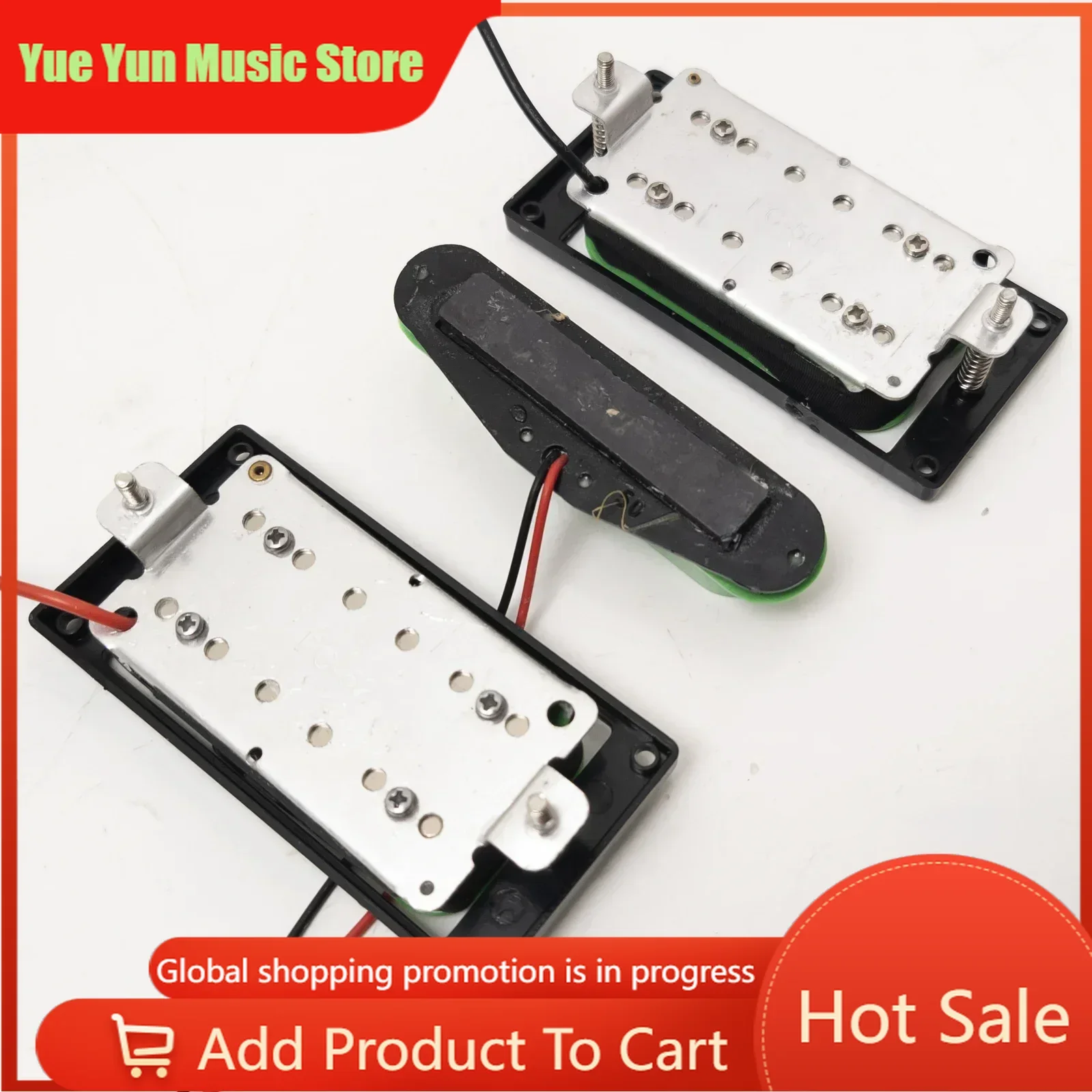 Yue Yun Music Store-Discount Hot Sale-Electric Guitar Pickups Set Prewired Loaded 1V2T HSH
Yue Yun Music Store-Discount Hot Sale-Electric Guitar Pickups Set Prewired Loaded 1V2T HSH