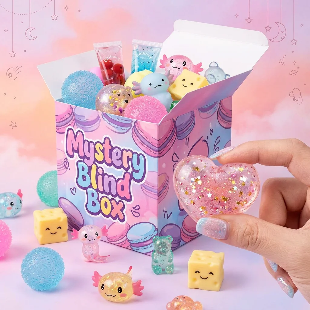 Blind Bonus Pack Stress Relief Squishy – 3 Random Draws, At Least 2 Items
Blind Bonus Pack Stress Relief Squishy – 3 Random Draws, At Least 2 Items