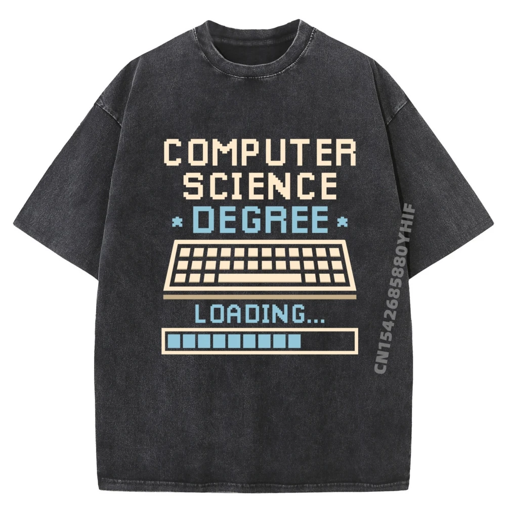 Computer Science Degree Loading Computing Computer Engineer Graphic T Shirts Men's Cotton T-Shirt Plus Size Washed Shirt
Computer Science Degree Loading Computing Computer Engineer Graphic T Shirts Men's Cotton T-Shirt Plus Size Washed Shirt