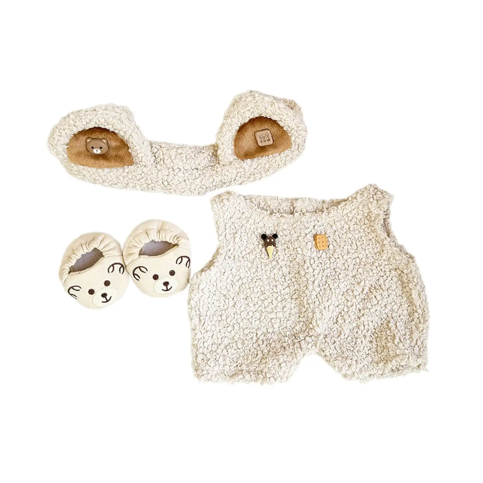Girl Doll Clothes Suit Photo Props for Kids Birthday Gift Doll Clothing Cute Bear Onesie Set Doll Rompers for 22.83inch Doll
Girl Doll Clothes Suit Photo Props for Kids Birthday Gift Doll Clothing Cute Bear Onesie Set Doll Rompers for 22.83inch Doll