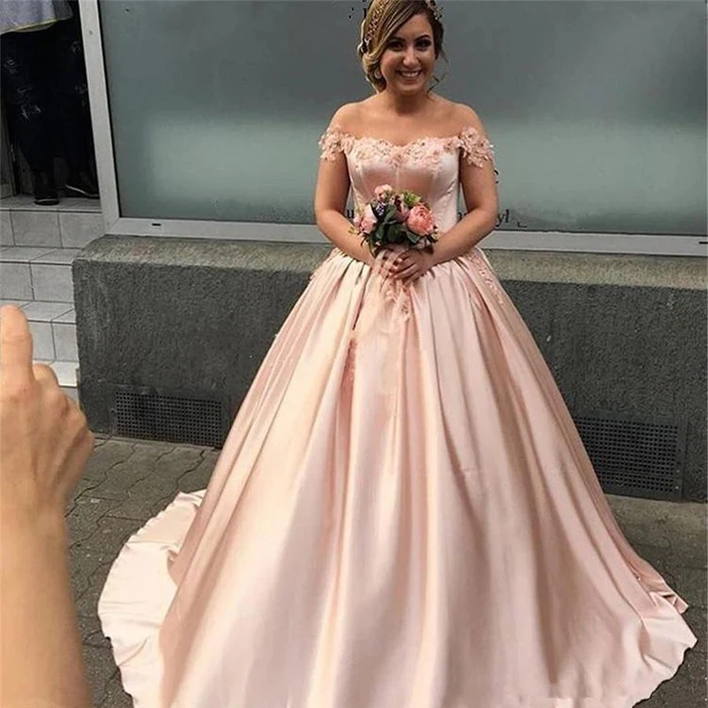 Angelsbridep Satin Off Shoulder Ball Gown 15 Year Old Girls Quinceanera Dresses Pink Appliques Birthday Party Gowns Robe De Bal
Angelsbridep Satin Off Shoulder Ball Gown 15 Year Old Girls Quinceanera Dresses Pink Appliques Birthday Party Gowns Robe De Bal