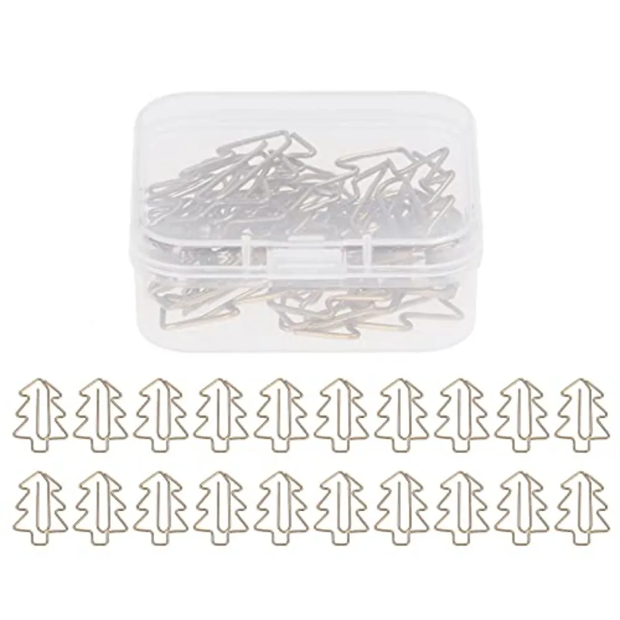 Cute Tree Shaped Paper Clips, 20PCS Mini Hollow Iron Paperclips, Fun Novelty Bookmarks for Office School Supplies, Decorative F
Cute Tree Shaped Paper Clips, 20PCS Mini Hollow Iron Paperclips, Fun Novelty Bookmarks for Office School Supplies, Decorative F