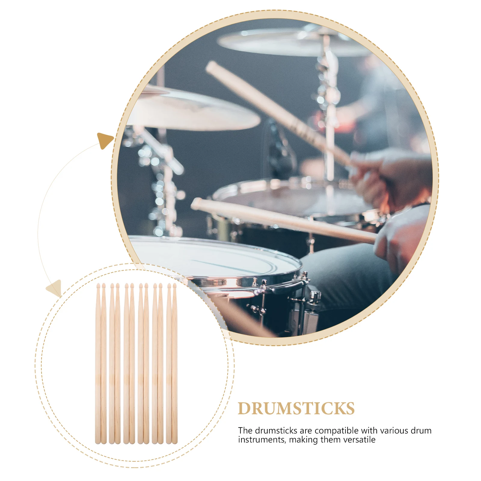 6 Pairs Drum Sticks Wood Percussion Instruments Snare Maple Drumsticks Teardrop Shape Beginner Practice Adult Kids Wooden
6 Pairs Drum Sticks Wood Percussion Instruments Snare Maple Drumsticks Teardrop Shape Beginner Practice Adult Kids Wooden