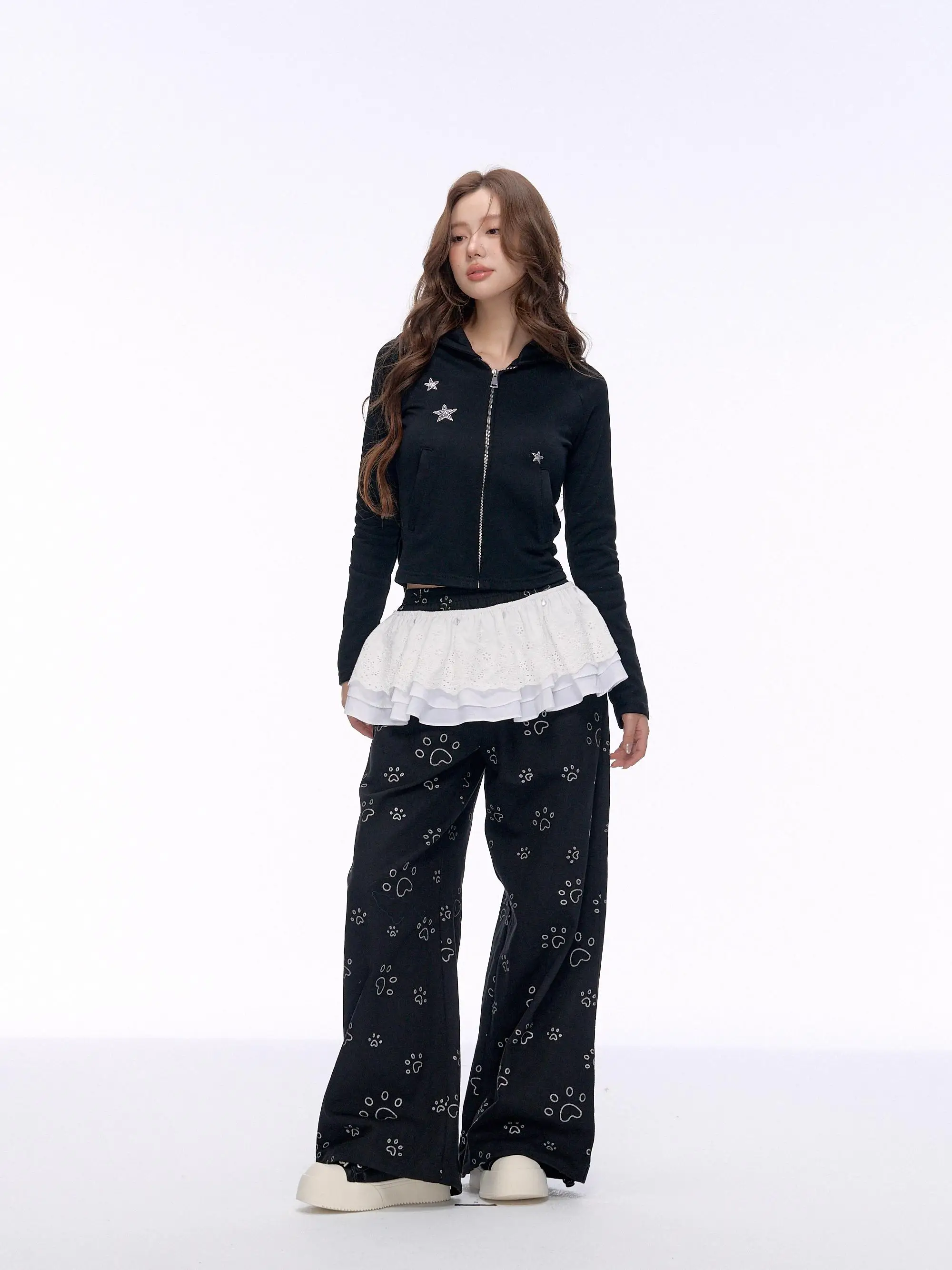 Bla Wide Leg Pants Women's Loose Casual Durable Cotton Fabric Printed Dog Roll Original Sle Summer New Arrivals
Bla Wide Leg Pants Women's Loose Casual Durable Cotton Fabric Printed Dog Roll Original Sle Summer New Arrivals