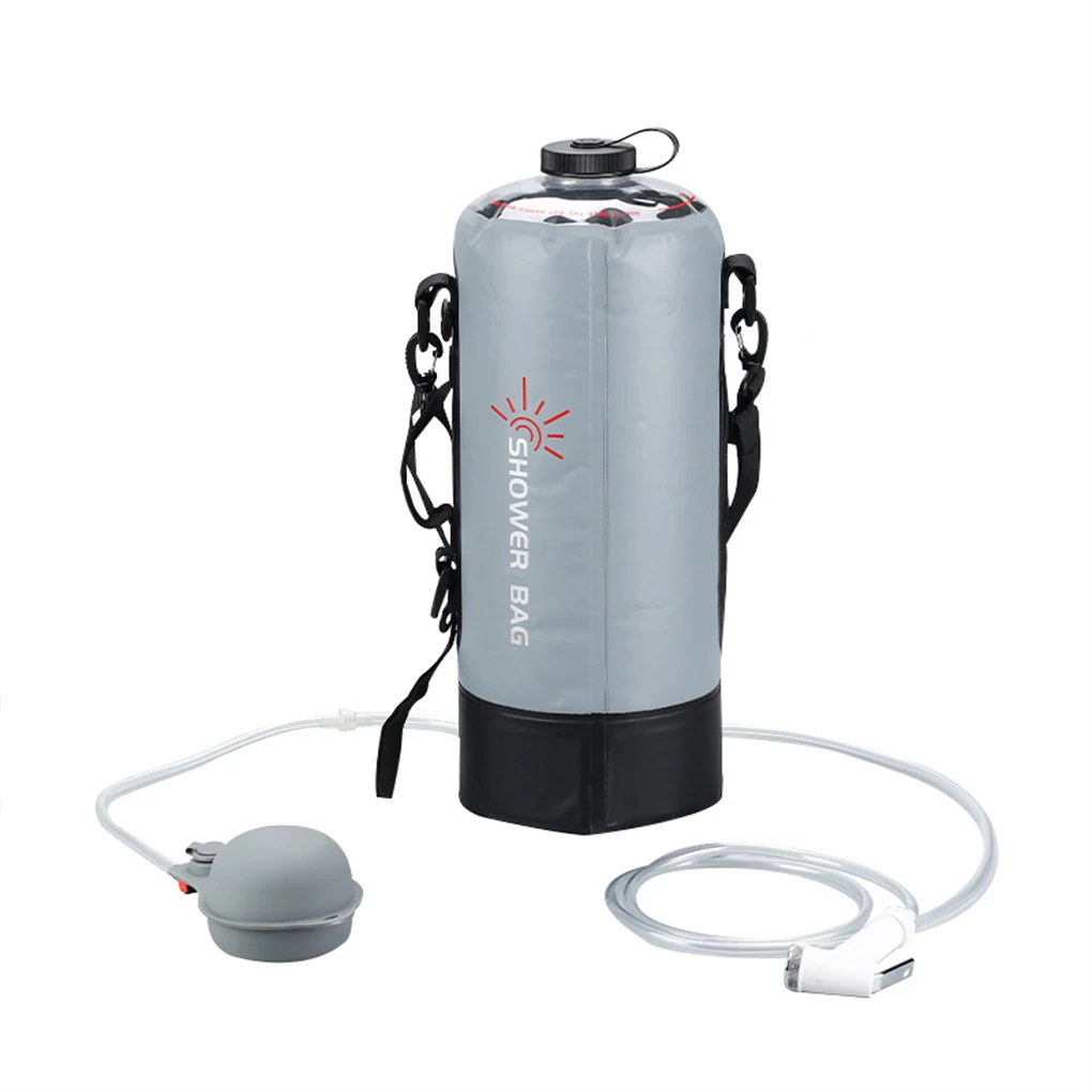 High Pressure Shower Head For Camping Complete Set Durable Easy Installation Shower Bag For Camping gray
High Pressure Shower Head For Camping Complete Set Durable Easy Installation Shower Bag For Camping gray