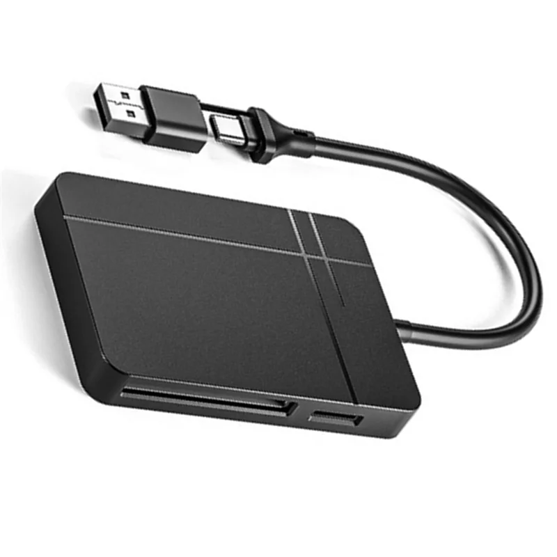 AT93-4-In-1 Memory Card Reader USB A/USB C To MS TF SD Card Reader For Laptop Android Phone OTG Adapter
AT93-4-In-1 Memory Card Reader USB A/USB C To MS TF SD Card Reader For Laptop Android Phone OTG Adapter