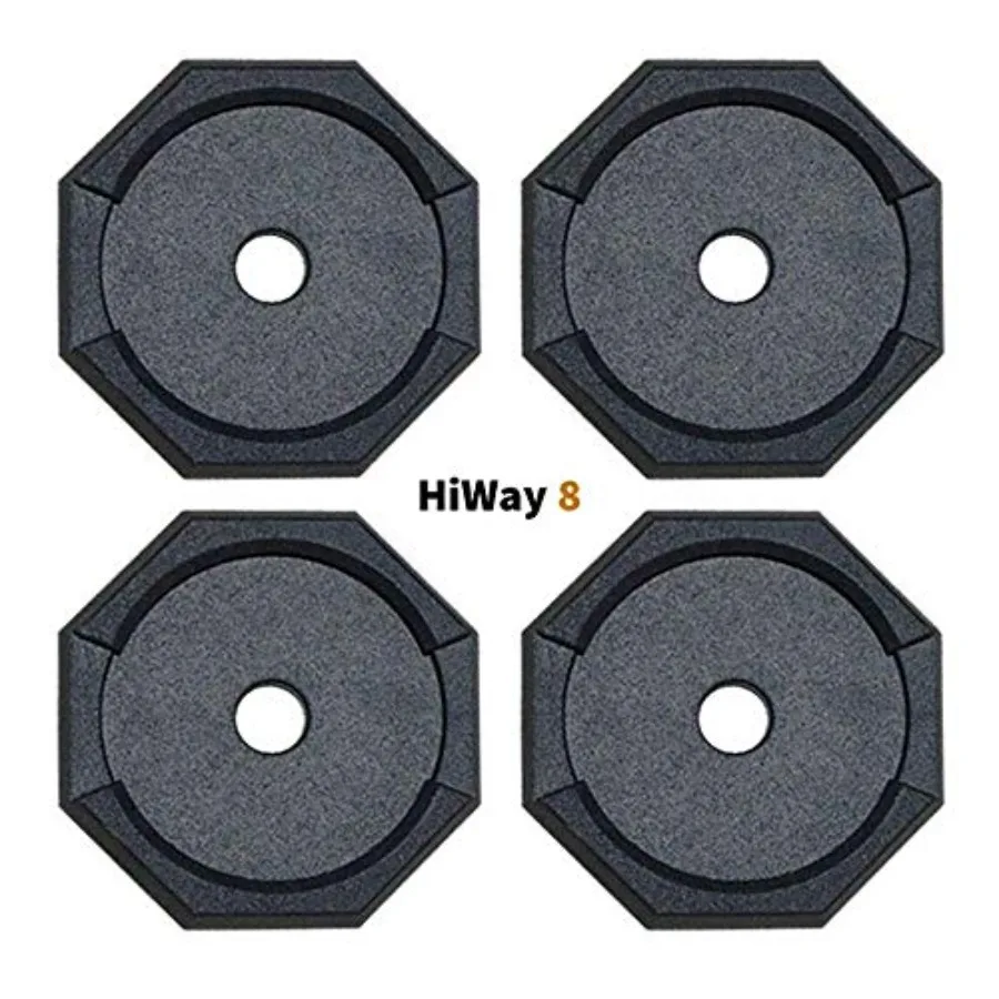 RV leveling pads for permanent jack stabilization, heavy-duty black polyethylene, 8-inch round, USA-made replacement for HWH sy
RV leveling pads for permanent jack stabilization, heavy-duty black polyethylene, 8-inch round, USA-made replacement for HWH sy