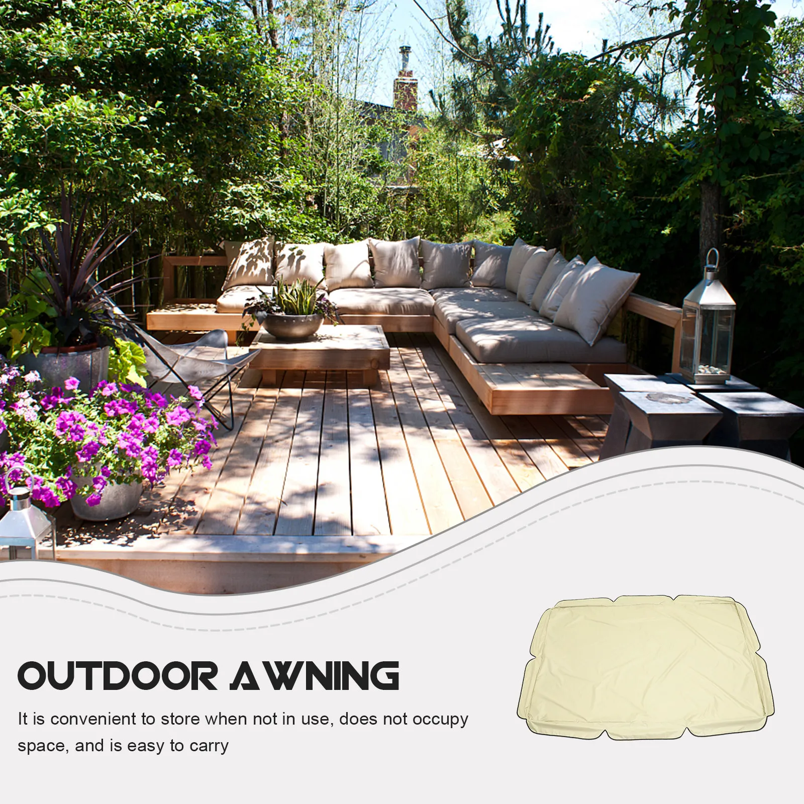 Waterproof Swing Canopy Replacement Cover for Garden Swing Outdoor Protection Rain Snow Uv Damage Prevention Easy Installation
Waterproof Swing Canopy Replacement Cover for Garden Swing Outdoor Protection Rain Snow Uv Damage Prevention Easy Installation