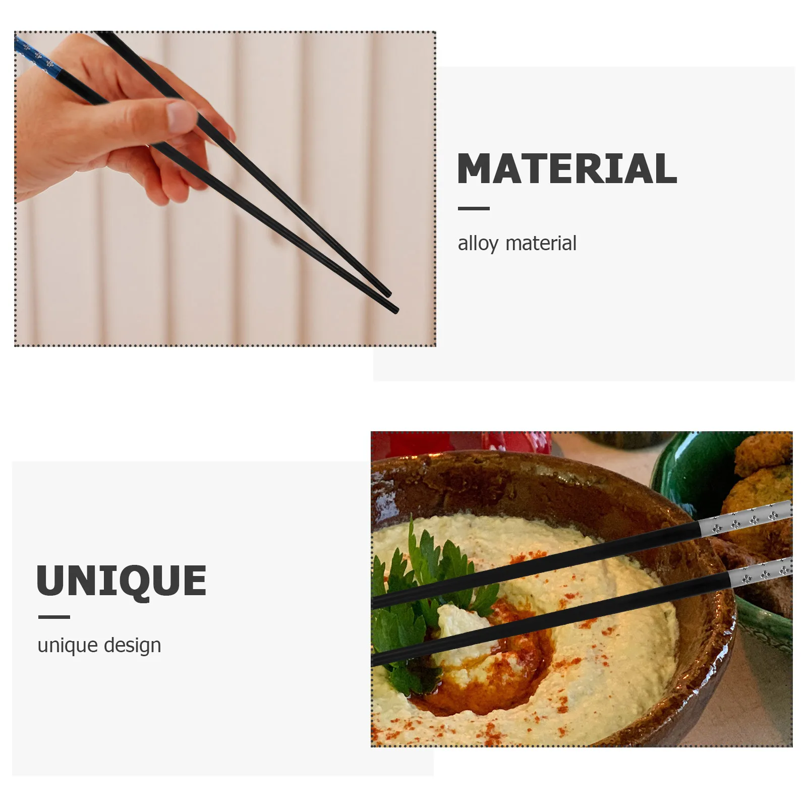 10Pairs Alloy Chopsticks Stable Household Reusable Non-Skid Chinese Style Long-Lasting Dining Tools Alloy Chopsticks
10Pairs Alloy Chopsticks Stable Household Reusable Non-Skid Chinese Style Long-Lasting Dining Tools Alloy Chopsticks