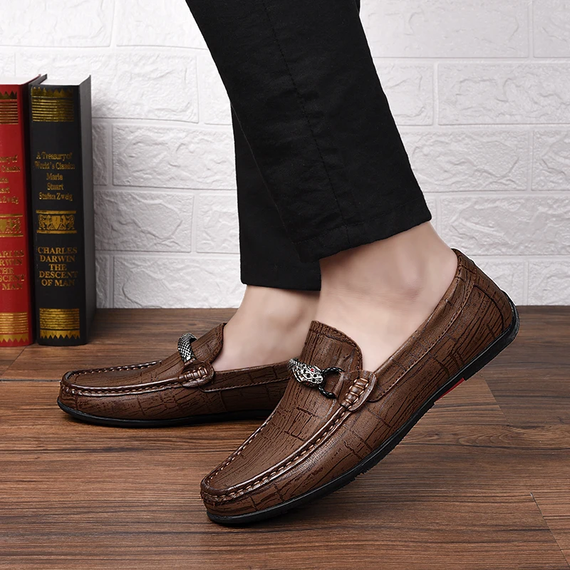Classic Business Men's Shoes Gentleman leisure high-quality style Formal Evening Party Office Retro Black Brown loafers-46
Classic Business Men's Shoes Gentleman leisure high-quality style Formal Evening Party Office Retro Black Brown loafers-46