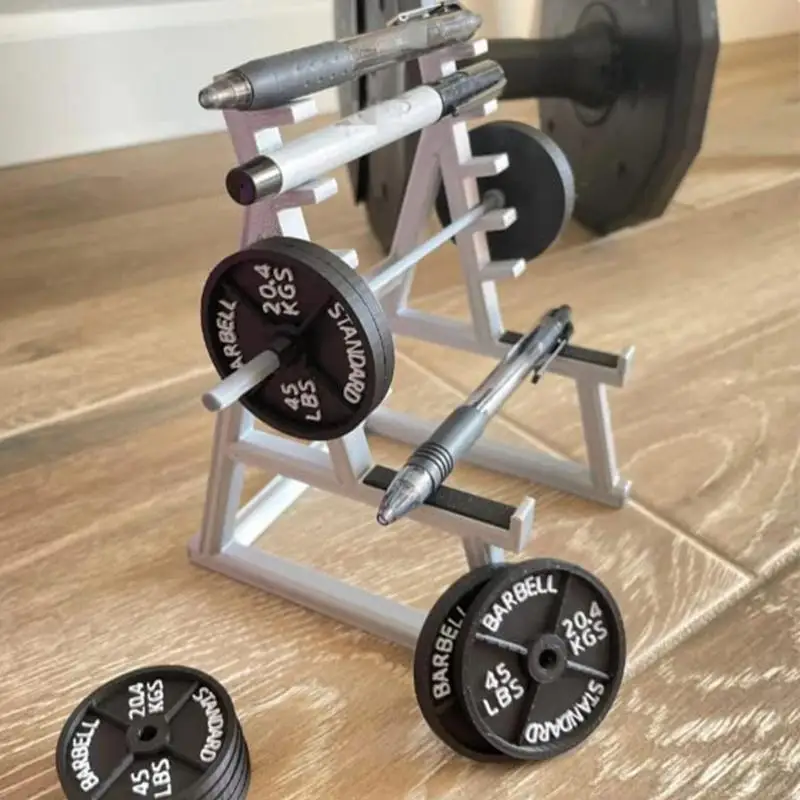T21C Barbell Pen Holder Desktop Fountain Pen Display Stand Student Pencil Stationery Storage Squatrack Pen Holder for Office
T21C Barbell Pen Holder Desktop Fountain Pen Display Stand Student Pencil Stationery Storage Squatrack Pen Holder for Office