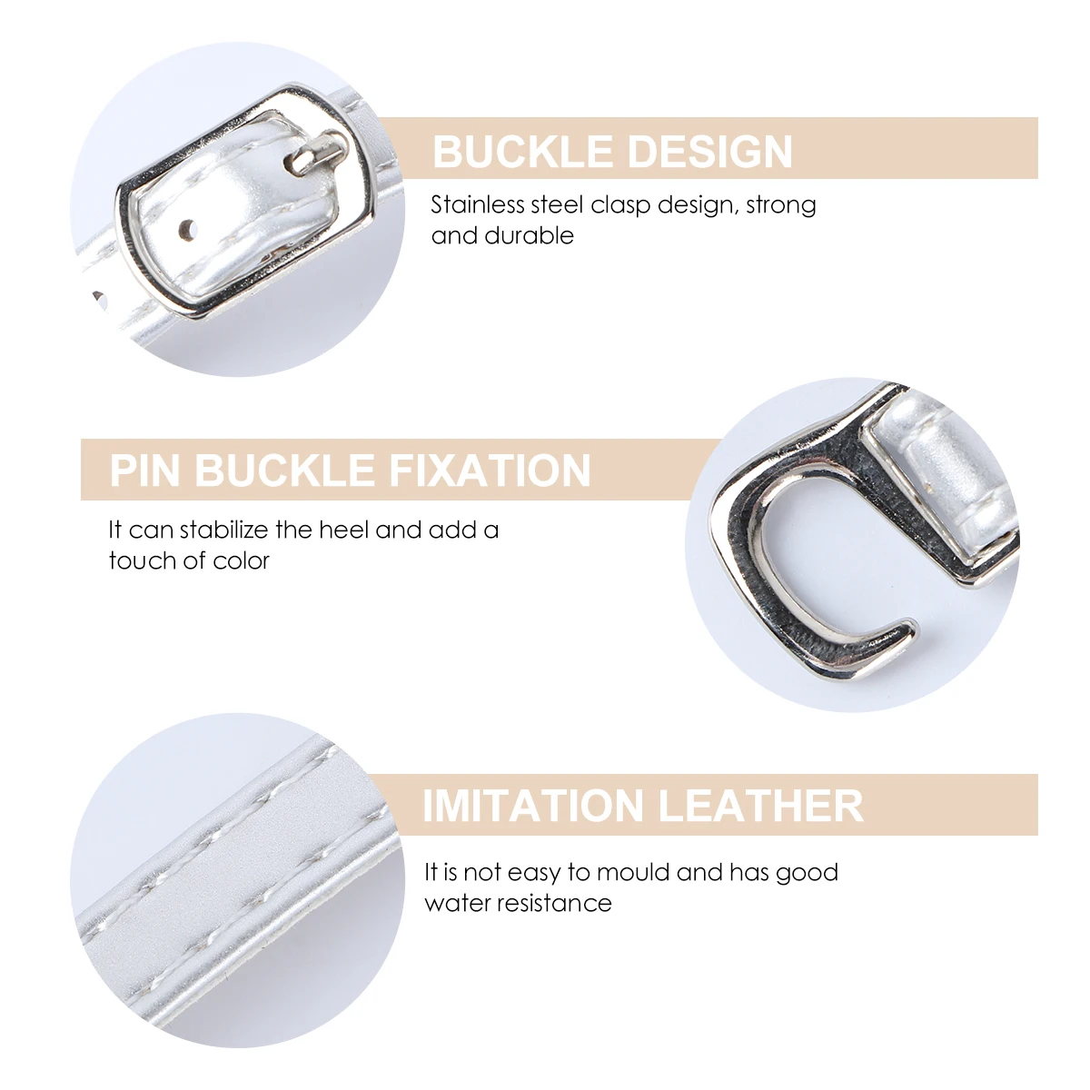 Anti-drop Shoelaces Straps for Heels Loose White Boots High Silver Protectors Shoes High-heeled Men's
Anti-drop Shoelaces Straps for Heels Loose White Boots High Silver Protectors Shoes High-heeled Men's