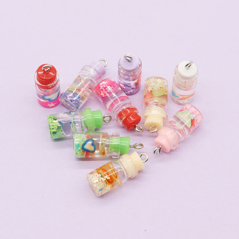 Mini Transparent Colorful Glass Bottle Acrylic Heart Star Cup Charm for Jewelry Making DIY Necklace, Christmas Gift Decoration
Mini Transparent Colorful Glass Bottle Acrylic Heart Star Cup Charm for Jewelry Making DIY Necklace, Christmas Gift Decoration