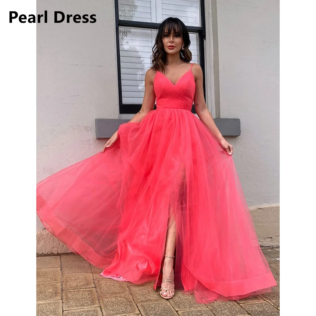 Pearl Side Slit Party Dresses Woman Luxury Dresses Women 2024 Wedding Dress Custom Made Line A V-neck Spaghetti Straps Evening
Pearl Side Slit Party Dresses Woman Luxury Dresses Women 2024 Wedding Dress Custom Made Line A V-neck Spaghetti Straps Evening