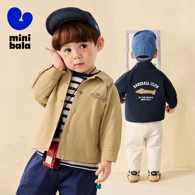 Мини-куртка-рубашка для мальчиков Bala, осень 2022, мягкая ветрозащитная удобная верхняя одежда в студенческом стиле, легкая в уходе
Мини-куртка-рубашка для мальчиков Bala, осень 2022, мягкая ветрозащитная удобная верхняя одежда в студенческом стиле, легкая в уходе