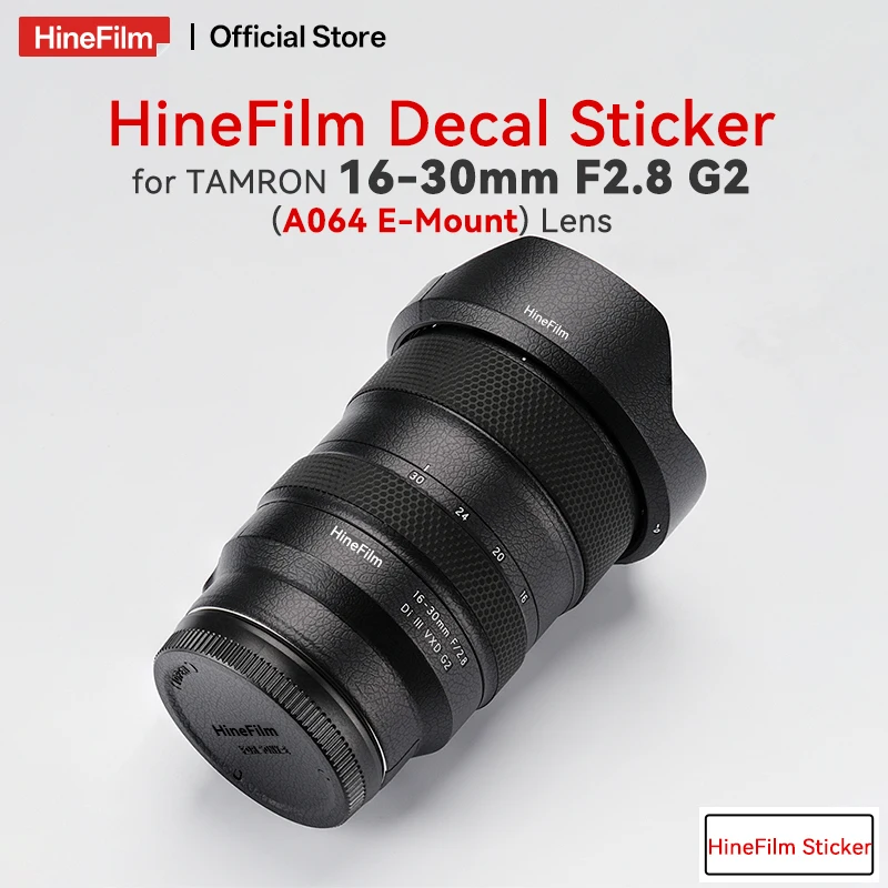 Hinefilm Skin for Tamron 16-30mm F2.8 VXD G2 for Sony Mount Lens Sticker 16 30 Wrap Cover 16-30 F2.8 Lens Protective Skin 1630
Hinefilm Skin for Tamron 16-30mm F2.8 VXD G2 for Sony Mount Lens Sticker 16 30 Wrap Cover 16-30 F2.8 Lens Protective Skin 1630