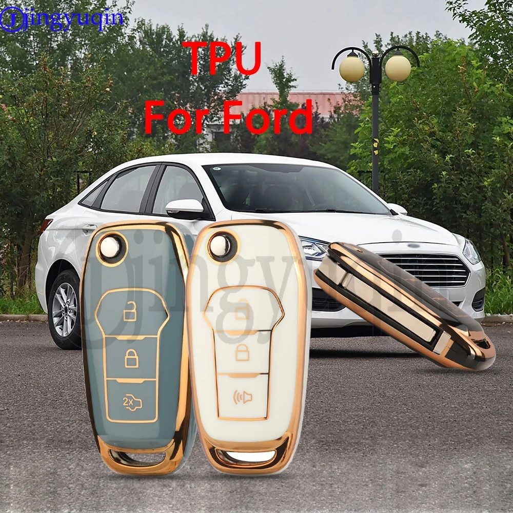 jingyuqin NEW TPU 3 ButtonS Remote Car Key Case Fob For Ford Focus 3 Escort Kuga Everest Mondeo Fores Remote Car Accessorie
jingyuqin NEW TPU 3 ButtonS Remote Car Key Case Fob For Ford Focus 3 Escort Kuga Everest Mondeo Fores Remote Car Accessorie