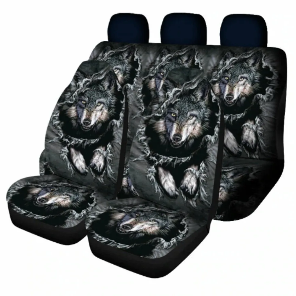 Universal Full-Cover Car Seat Covers with Wolf Animal Print and High Back Design
Universal Full-Cover Car Seat Covers with Wolf Animal Print and High Back Design